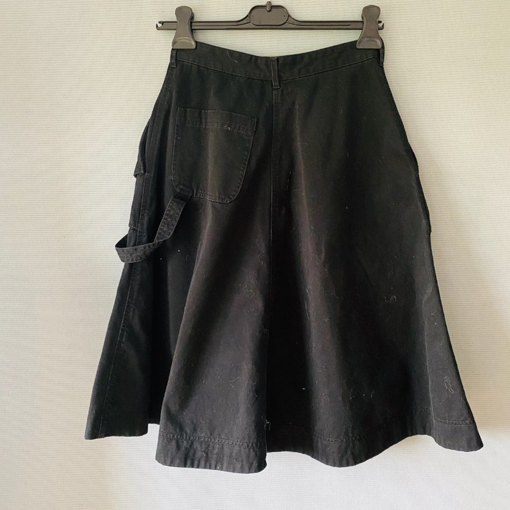 MARC BY MARC JACOBS black cotton midi jean skirt - Picture 5 of 8